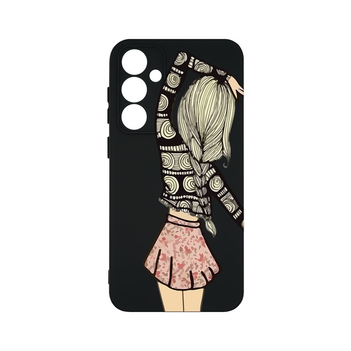 Husa BestCase® Premium Silicon, Compatibila Cu Samsung Galaxy A55 5G, Girl Friend, SLIM 1.2MM, Microfibra in interior, Antisoc, Protectie Camera, Margini ridicate pentru protectia ecranului, PB 188