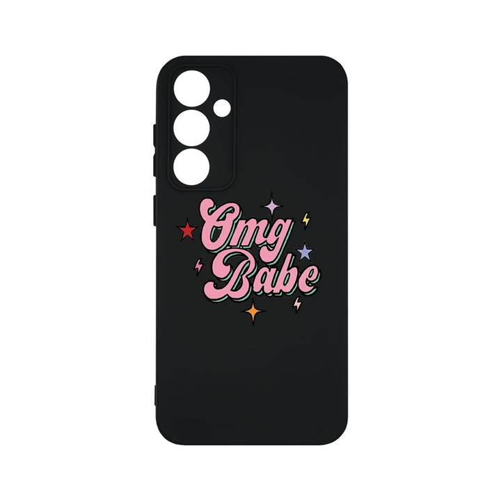 Husa BestCase® Premium Silicon, Compatibila Cu Samsung Galaxy A55 5G, OMG Babe, SLIM 1.2MM, Microfibra in interior, Antisoc, Protectie Camera, Margini ridicate pentru protectia ecranului, PB 487