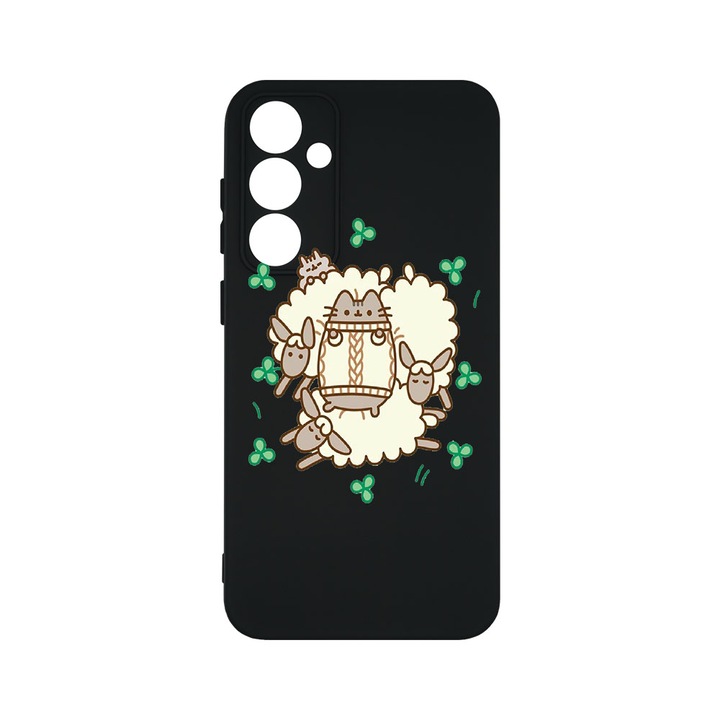 Husa BestCase® Premium Silicon, Compatibila Cu Samsung Galaxy A55 5G, Rabbits - Lambs, SLIM 1.2MM, Microfibra in interior, Antisoc, Protectie Camera, Margini ridicate pentru protectia ecranului, PB 692