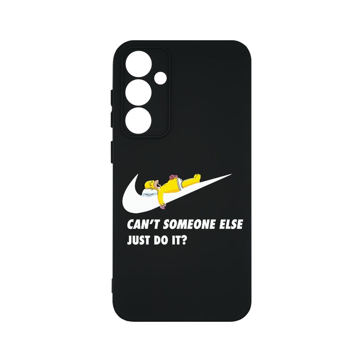 Husa BestCase® Premium Silicon, Compatibila Cu Samsung Galaxy A55 5G, Simpson Just Do It, SLIM 1.2MM, Microfibra in interior, Antisoc, Protectie Camera, Margini ridicate pentru protectia ecranului, PB 751