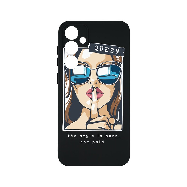 Husa BestCase® Premium Silicon, Compatibila Cu Samsung Galaxy A55 5G, Queen, SLIM 1.2MM, Microfibra in interior, Antisoc, Protectie Camera, Margini ridicate pentru protectia ecranului, PB 938