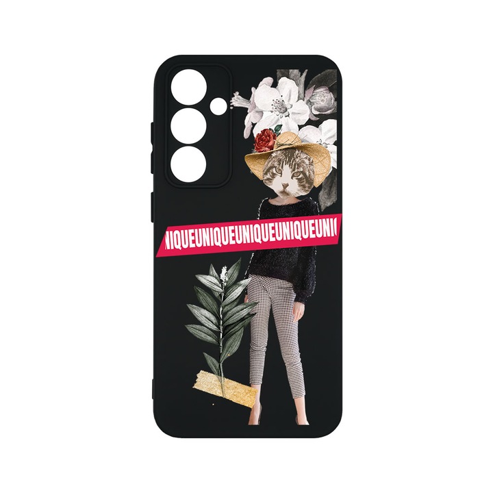 Husa BestCase® Premium Silicon, Compatibila Cu Samsung Galaxy A55 5G, I'm Unique, SLIM 1.2MM, Microfibra in interior, Antisoc, Protectie Camera, Margini ridicate pentru protectia ecranului, PB 912