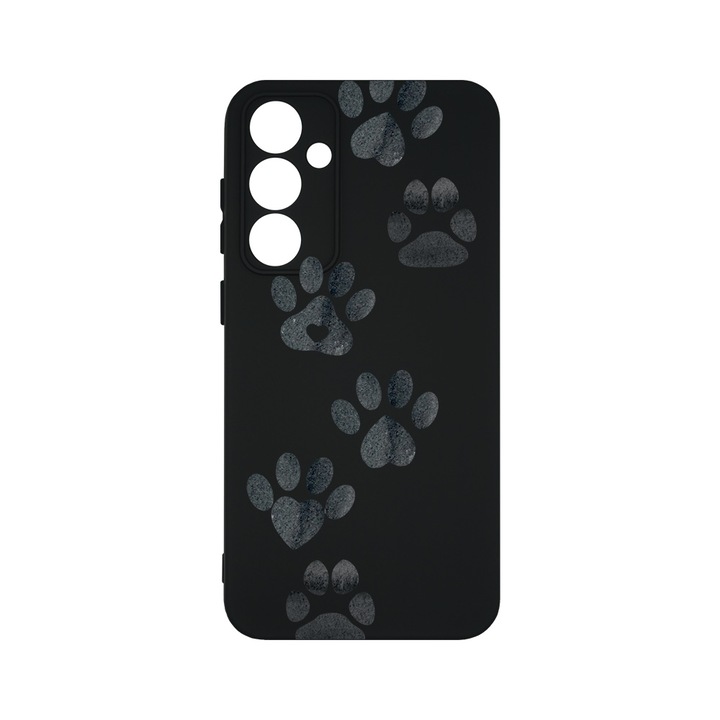 Husa BestCase® Premium Liquid Silicon, Compatibila Cu Samsung Galaxy S23 FE, Dog Paw, SLIM 1.2MM, Microfibra in interior, Antisoc, Protectie Camera, Margini ridicate pentru protectia ecranului, PB 1013