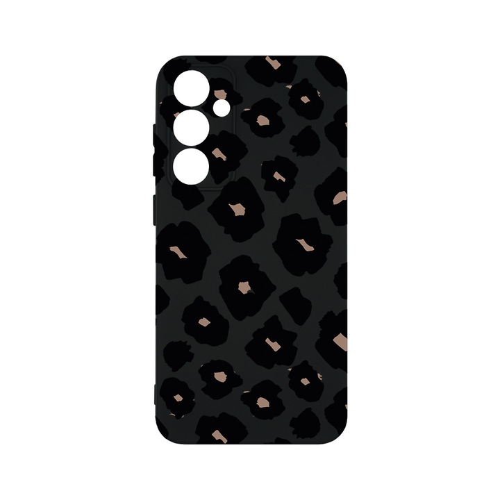 Husa BestCase® Premium Silicon, Compatibila Cu Samsung Galaxy A55 5G, Leopard Pattern, SLIM 1.2MM, Microfibra in interior, Antisoc, Protectie Camera, Margini ridicate pentru protectia ecranului, PB 1037