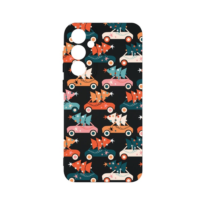 Husa BestCase® Premium Silicon, Compatibila Cu Samsung Galaxy A55 5G, Christmas Season, SLIM 1.2MM, Microfibra in interior, Antisoc, Protectie Camera, Margini ridicate pentru protectia ecranului, PB 874