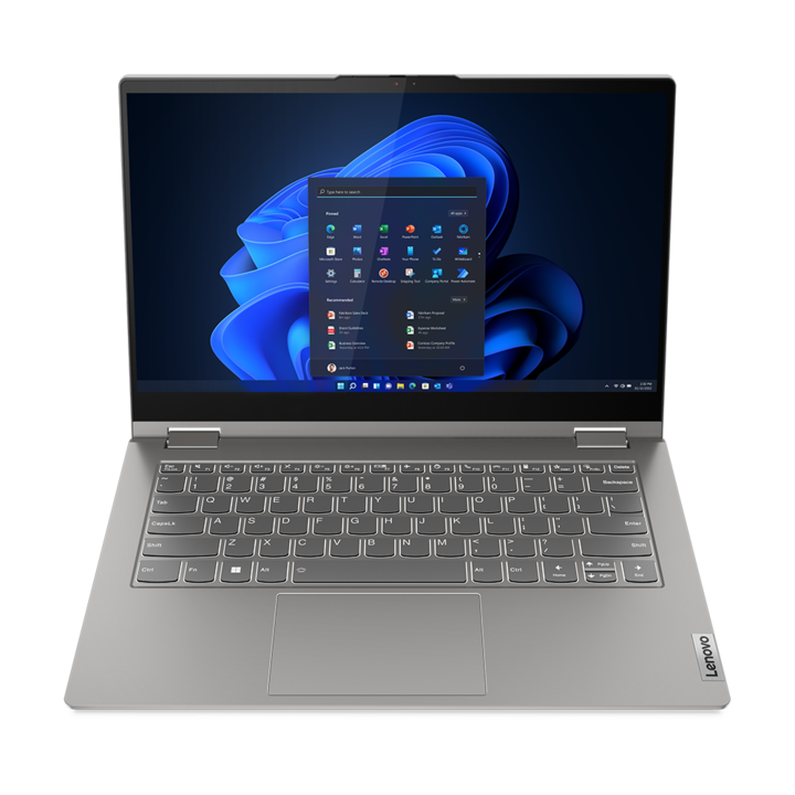 Лаптоп Lenovo ThinkBook 14s Yoga G3 IRU, 21JG0041BM.8GB.1TBSSD, 14", Intel Core i5-1335U (10-ядрен), Intel Iris Xe Graphics, 8 GB 3200 MHz DDR4, Сив
