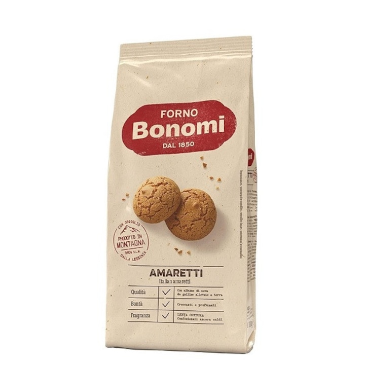 Fursecuri cu migdale Amaretti Bonomi 300g