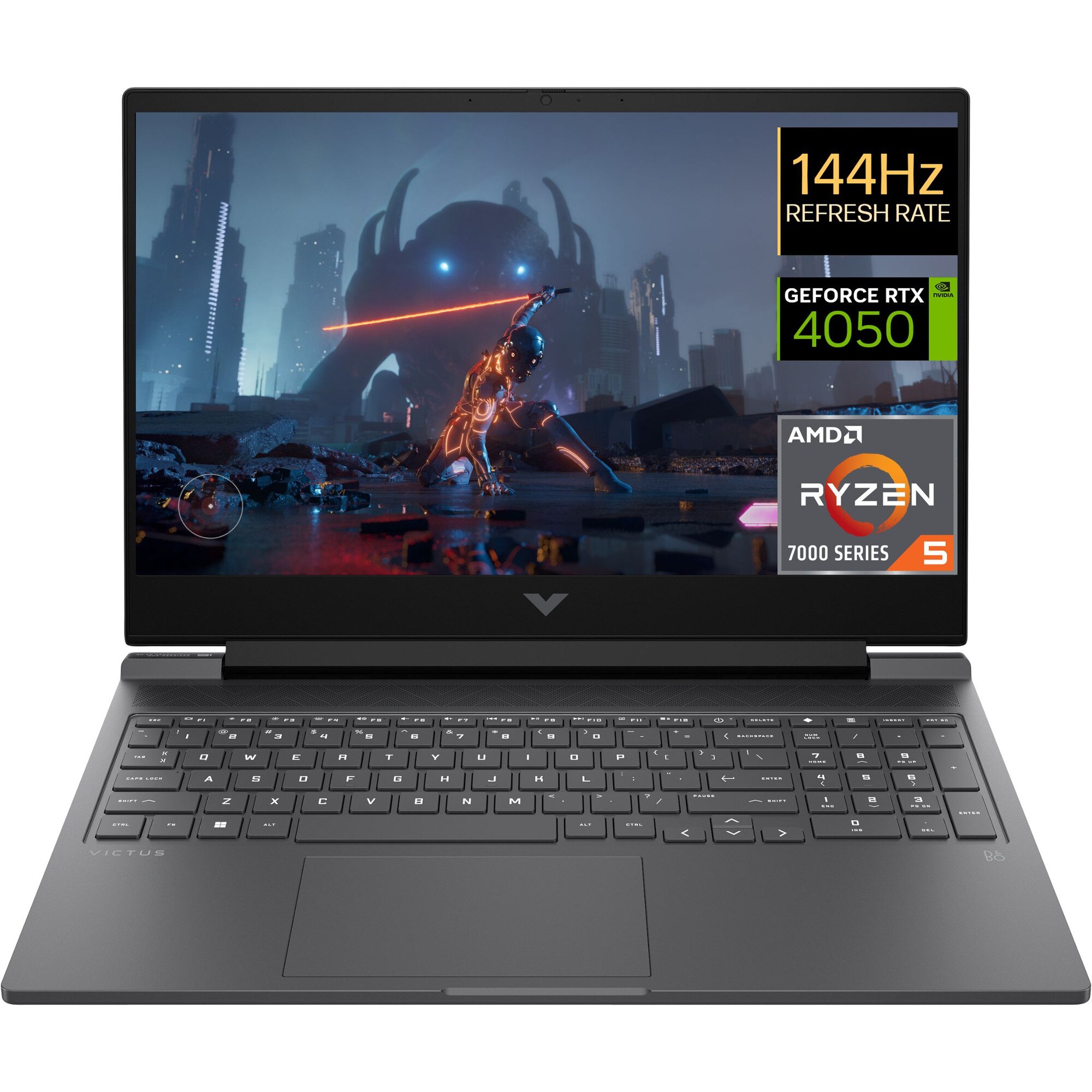Лаптоп HP Victus 16-s0004nu с AMD Ryzen 5 7640HS (4.3/5.0 GHz, 16M 