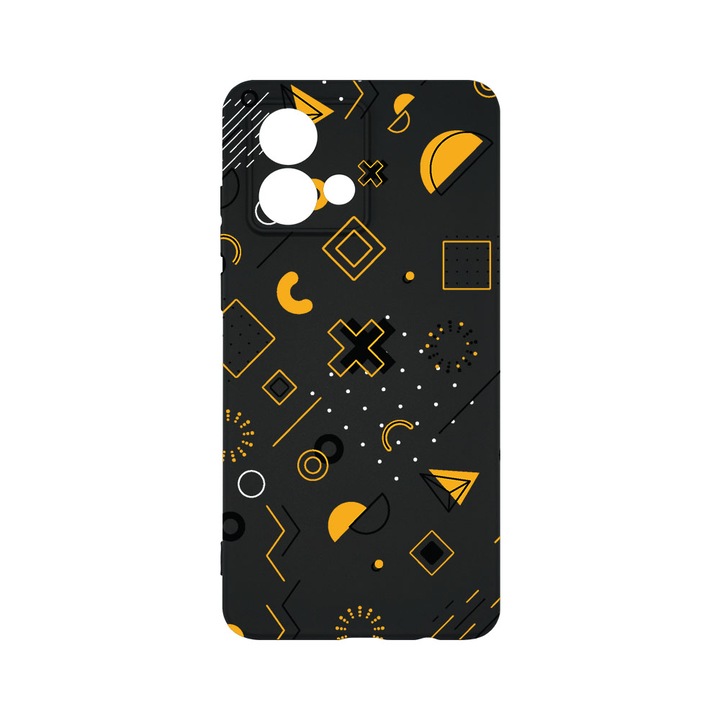Husa BestCase® Slim SIlicon 0.8MM, Compatibila Cu Motorola Edge 40 Neo, Symbols, Protectie Camera, Rezistenta la uzura, c-B 763