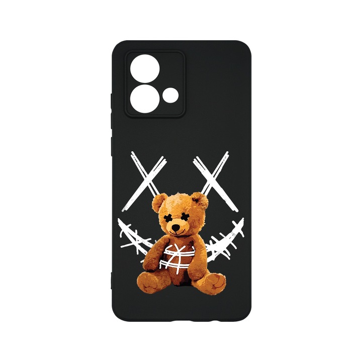 Husa BestCase® Slim SIlicon 0.8MM, Compatibila Cu Motorola Edge 40 Neo, Teddy Bear Smile, Protectie Camera, Rezistenta la uzura, c-B 982
