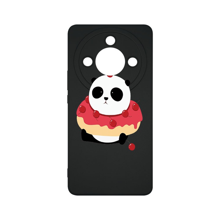 Husa BestCase® Slim SIlicon 0.8MM, Compatibila Cu Honor Magic6 Lite, Sweet Panda, Protectie Camera, Rezistenta la uzura, c-B 585