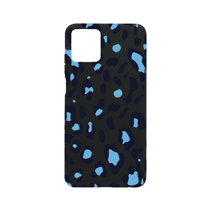 Husa BestCase® Slim SIlicon 0.8MM, Compatibila Cu Nokia G42 5G / G310 5G, Blue Leopard Pattern, Rezistenta la uzura, B 1032