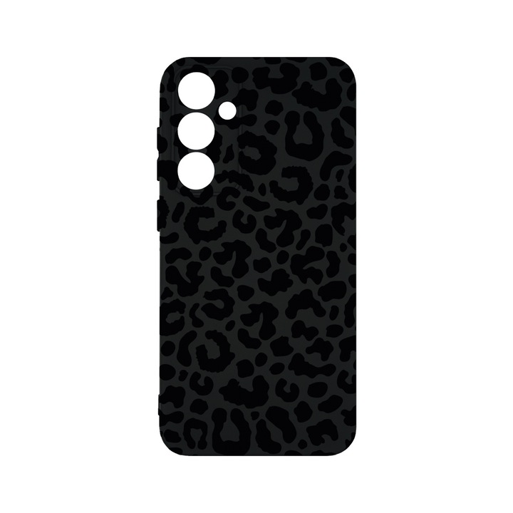 Husa BestCase® Premium Silicon, Compatibila Cu Samsung Galaxy A55 5G, Leopard, SLIM 1.2MM, Microfibra in interior, Antisoc, Protectie Camera, Margini ridicate pentru protectia ecranului, PB 1057