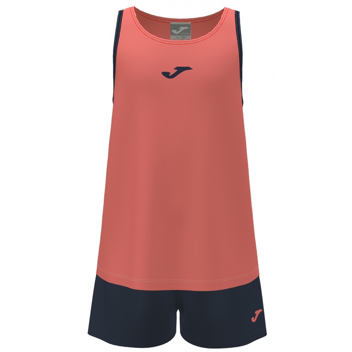 Set (tricou fara maneca + pantaloni scurti) Smooth 500566.571, Joma, Roz/Bleumarin, Roz