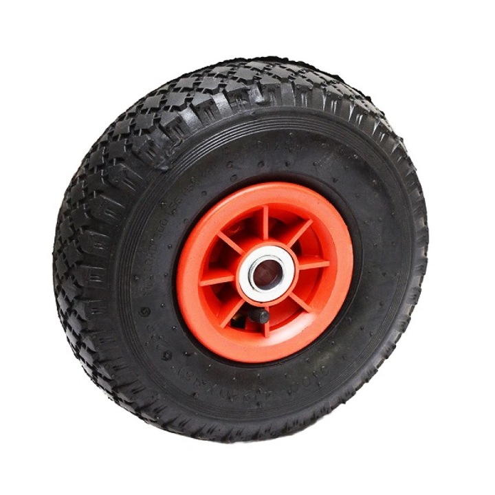 Roata liza, janta plastic, 3.00-4, ax 16 mm, Miromoto®