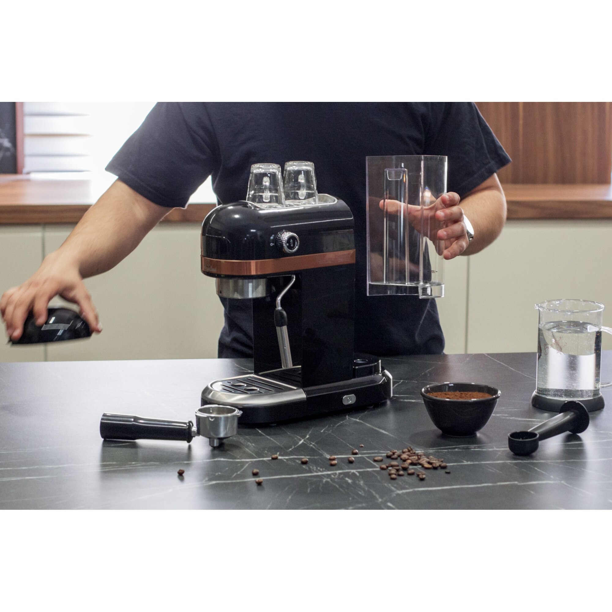 Aparat cafea 1350W, 1.4 Litri, Berlinger Haus BH9462