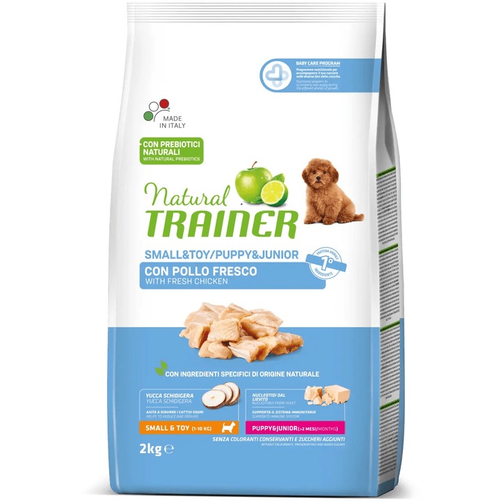 Суха храна за кучета Natural Trainer, Пиле, 2 кг