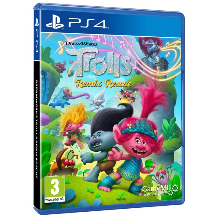 Игра PETIT FABRIK Trolls Remix Rescue, за PlayStation 4