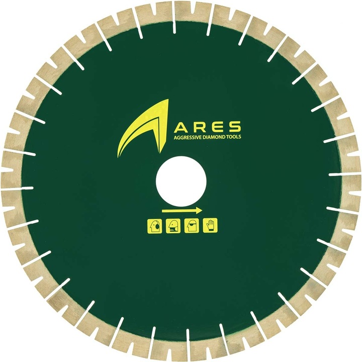 Disc taiere granit ARES ULTRA25 GRANITX 430 mm pentru bridge saw taiere granit - 2010DTGB430U