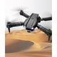 Mini Drona Quadcopter AKU cu 2 Camere Video, Conectare WiFi Aplicatie telefon mobil, Pliabila, Incarcare USB, Rotire 360 grade, Negru AK6001