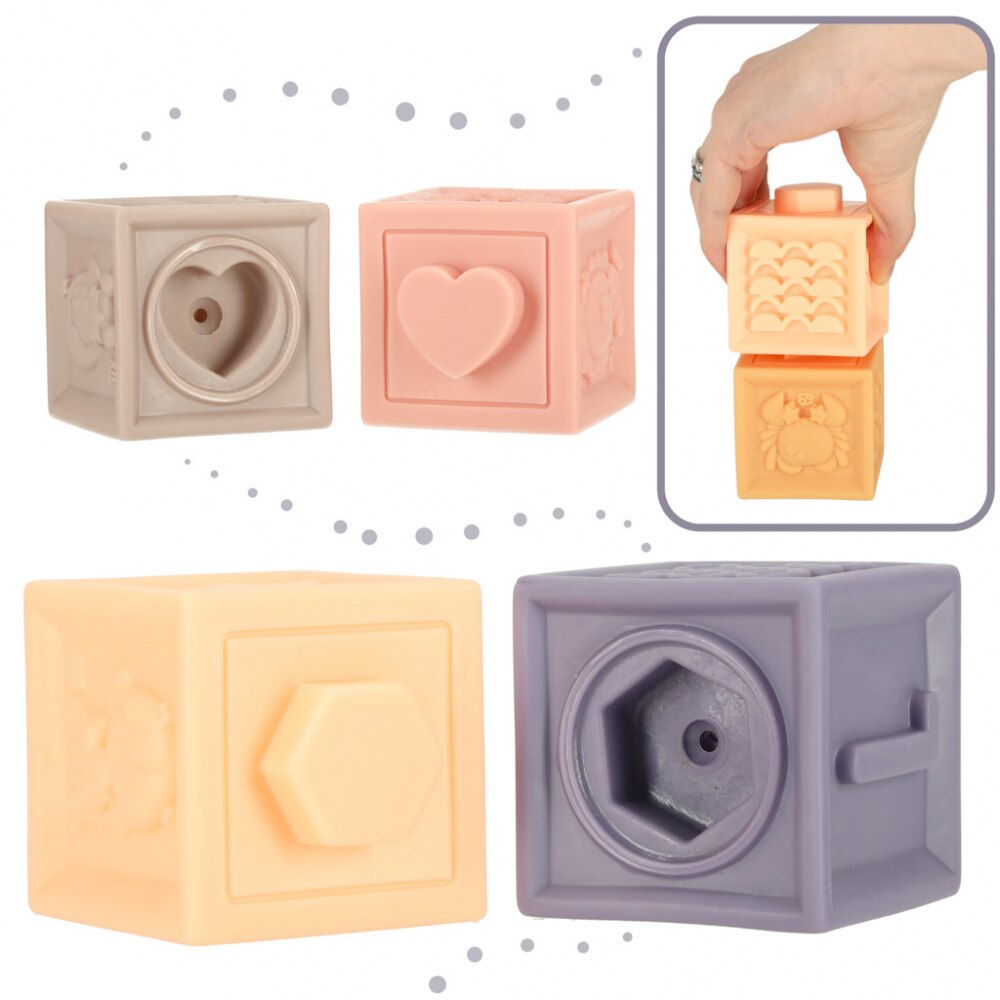 Set Cuburi Senzoriale din silicon 15 elemente - eMAG.ro