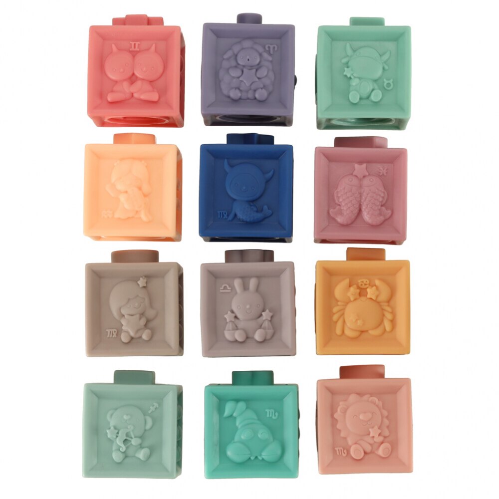 Set Cuburi Senzoriale din silicon 15 elemente - eMAG.ro