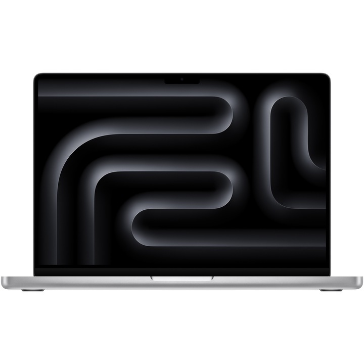 Лаптоп Apple MacBook Pro 14", Apple M3, 8-ядрен CPU и 10-ядрен GPU, 8GB, 512GB SSD, Silver, INT KB
