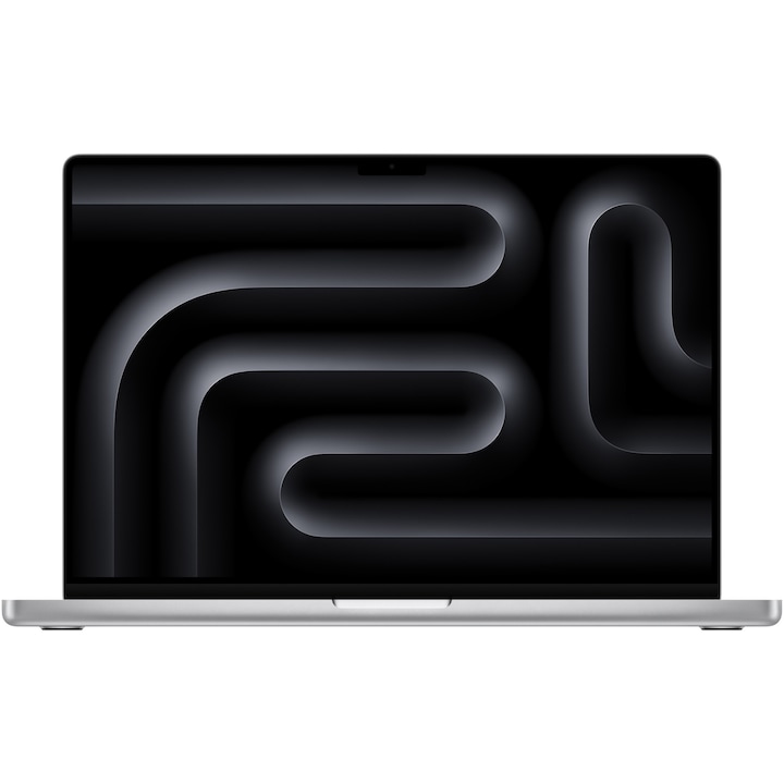 Laptop Apple MacBook Pro 16" cu procesor Apple M3 Max, 14 nuclee CPU si 30 nuclee GPU, 36GB RAM, 1TB SSD, Silver, INT KB