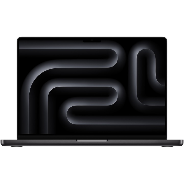 Laptop Apple MacBook Pro 14" cu procesor Apple M3 Pro, 12 nuclee CPU si 18 nuclee GPU, 1TB SSD, Space Black, INT KB