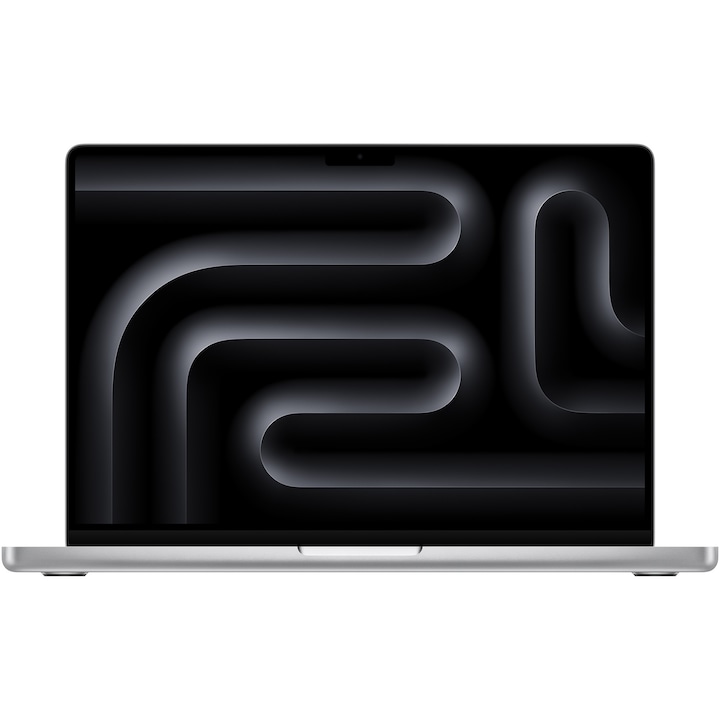 Laptop Apple MacBook Pro 14" cu procesor Apple M3 Max, 16 nuclee CPU si 40 nuclee GPU, 64GB, 1TB SSD, Silver, INT KB, 96W USB-C