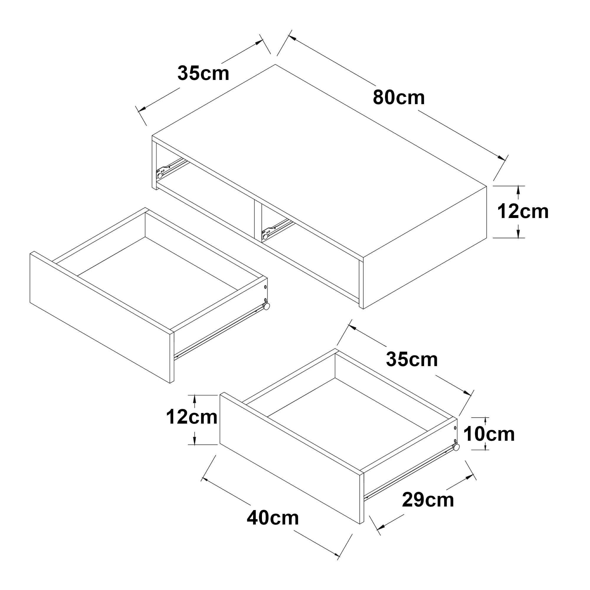 Raft En casa PXWK 0008 Karstula 80 X 35 X 12 Cm Mdf Efect Beton 5 Raft en casa pxwk 0008 karstula 80 x 35 x 12 cm mdf efect beton 5