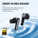 Безжични слушалки Anker SoundCore Liberty 4 NC, ANC 2.0, Hi-Res Sound, LDAC, Bluetooth 5.3, черни
