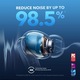 Безжични слушалки Anker SoundCore Liberty 4 NC, ANC 2.0, Hi-Res Sound, LDAC, Bluetooth 5.3, черни