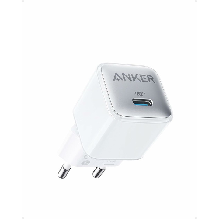Anker 512 hálózati töltő, 20W, PowerIQ, 1xUSB Type-C, Fehér
