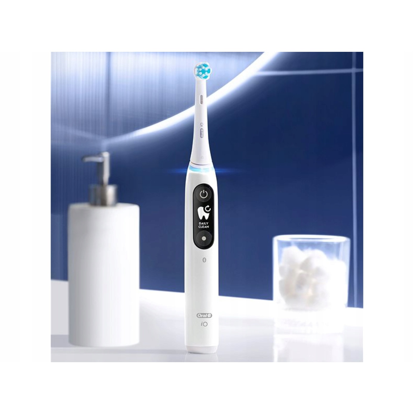 Комплект, 2x електрически четки за зъби Oral-B IO Series 6 DUO, бяла ...