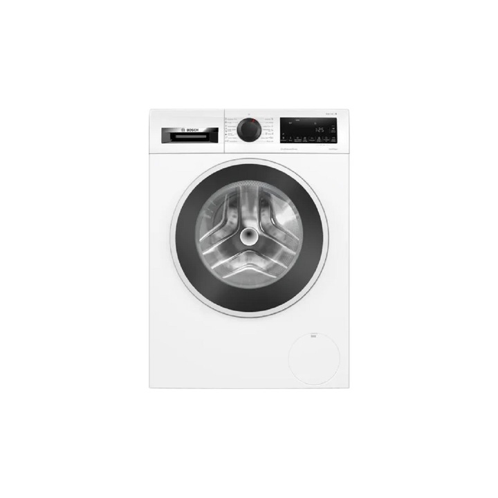 Пералня с предно зареждане BOSCH 3WGG25401BY Series 6, Class A, 10 kg VarioDrum, 1400 rpm, Anti Stain, EcoSilence Drive, Hygiene Plus, Бяла