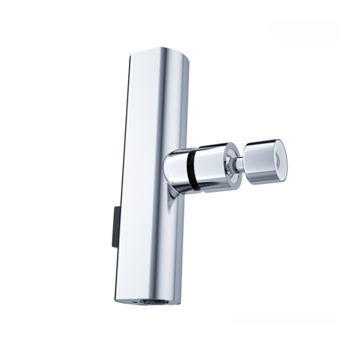 Cserefogantyúk konyhai csaptelephez, BOMSTOM, 360°-os forgatás, 3 vízleeresztési mód, ABS, 14x3,7x11 cm, Ezüst