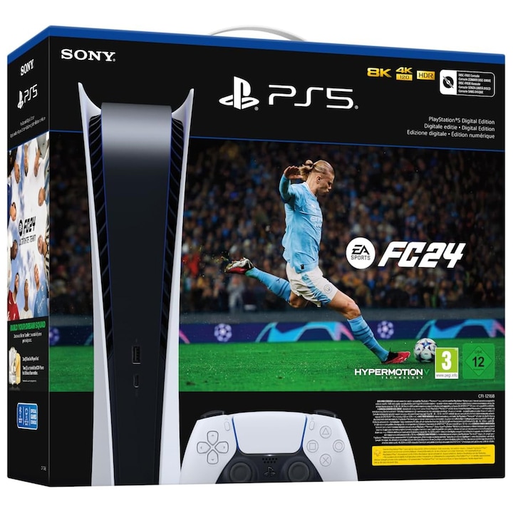 PlayStation 5 Digital Edition Console + EA Sports FC 24 PS5 игра