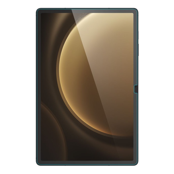 Folie protectie transparenta Case friendly Spigen GLAStR SLIM compatibila cu Samsung Galaxy Tab S9 FE 10.9 inch