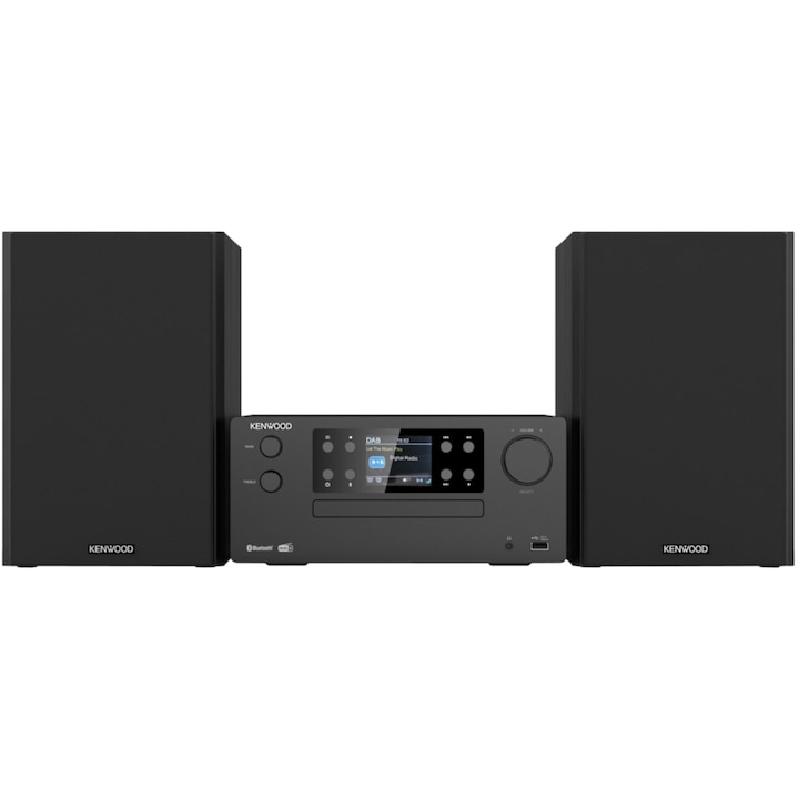 Аудио система Kenwood M-925DAB-B, DAB+, Bluetooth, CD Player, USB, Черен