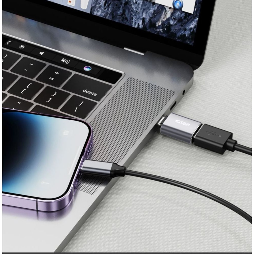 Adaptor Tech Protect Ultraboost Mama Lightning La Tata Usb C Gri