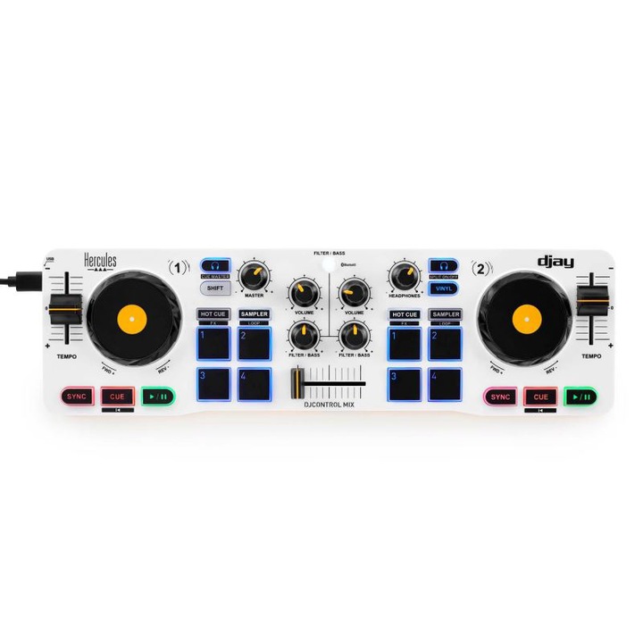 DJControl Hecules, Mix Mixer USB/Bluetooth, placa de sunet