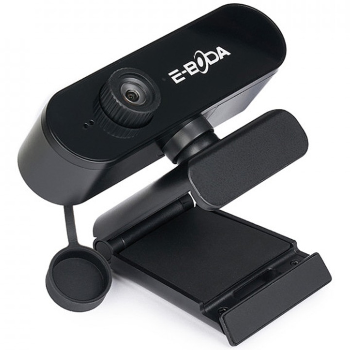 Camera web E-BODA CW 100, 1080p, Full HD, functie Noise Cancelling