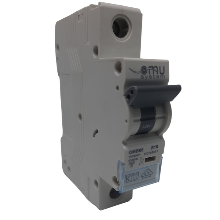 Siguranta automata monopolara B16 1 pol MCB 16A curba B 6kA 230/400V