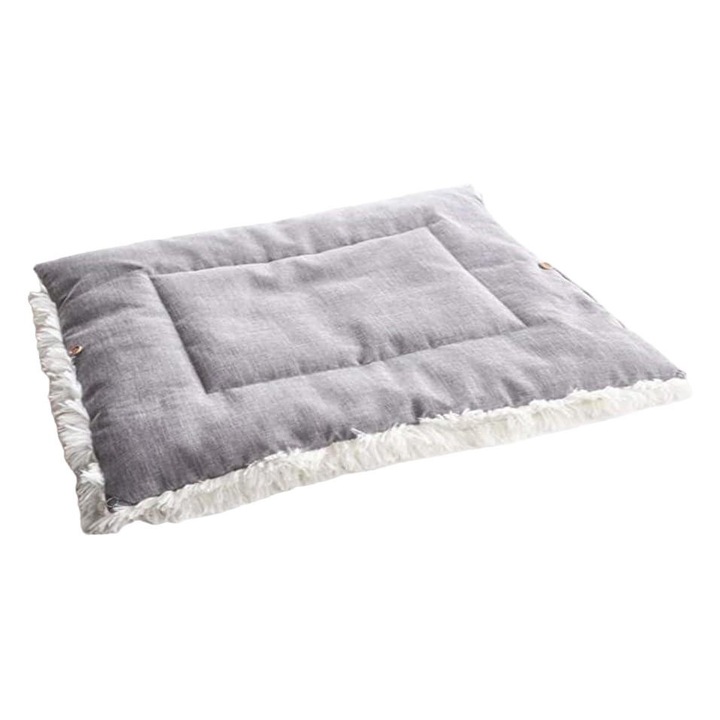 Pat pentru pisici, ComResi, 61x51cm, Gri/Alb