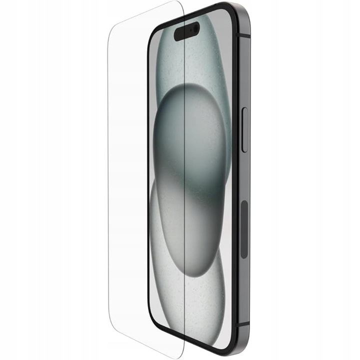 Belkin UltraGlass2 antimikrobiális képernyővédő iPhone 15 / 14 Pro készülékhez, 9H, 0,29 mm, átlátszó, 1 db-os szett