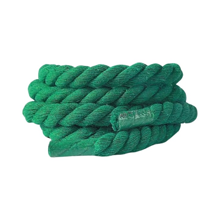 Sireturi funie rasucita - rope lace 140 cm verde