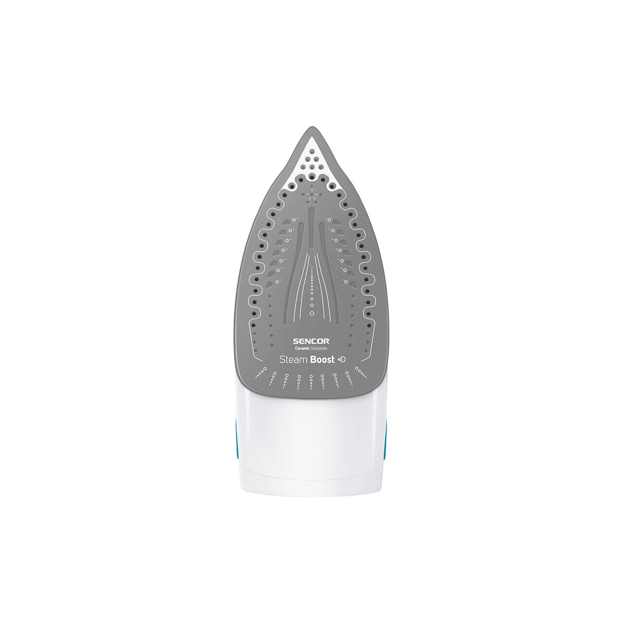 Fier de calcat, talpa ceramica, 2000 W, Abur, functie auto-curatare