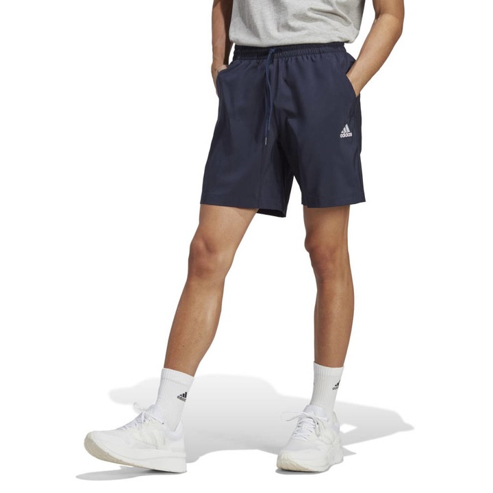 Мъжки къси панталони Adidas Полиестер Сини S