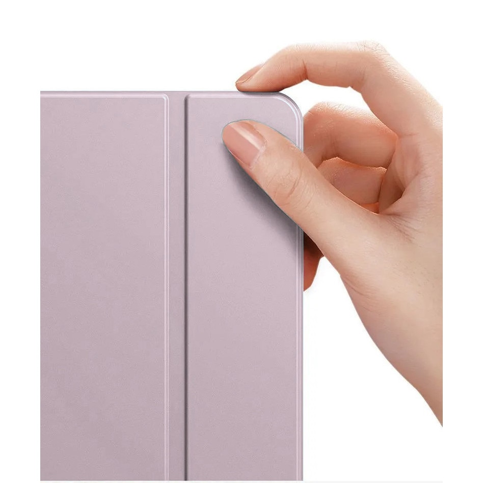 Husa Ultra Slim pentru Honor Pad 10, 12.1" (2025) - Silicon TPU, Smart Cover - Roz